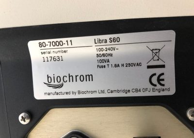 Spectrophotometre Biochrom Libra S60 - P20040529