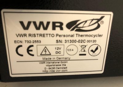 Thermocycleur VWR RISTRETTO - P20040533