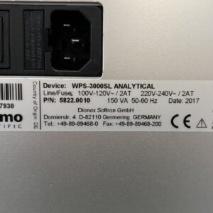 CHROMATOGRAPHIE LIQUIDE THERMO SCIENTIFIC WPS3000SL